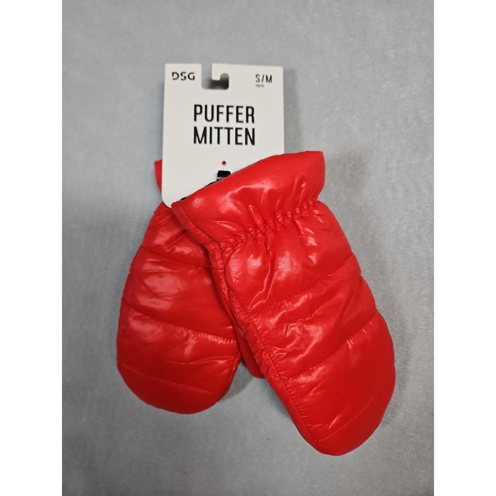 DSG Kids Red‎ Puffer Winter Mittens Size Small / Medium - New